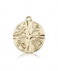 Christian Life Medal, 14 Karat Gold