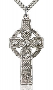 Cross Pendant, Sterling Silver [BL4329]