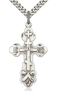 Cross Pendant, Sterling Silver [BL4353]