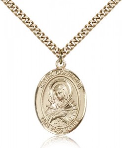 Mater Dolorosa Medal, Gold Filled, Large [BL0231]