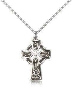 Celtic Cross Pendant, Sterling Silver [BL6464]