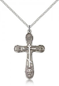 Cross Pendant, Sterling Silver [BL4359]