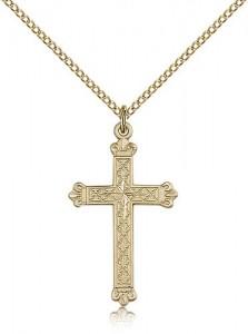 Cross Pendant, Gold Filled [BL6286]