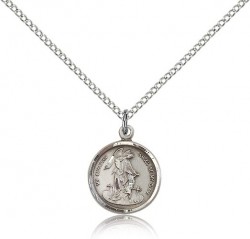 Guardian Angel Medal, Sterling Silver [BL4549]