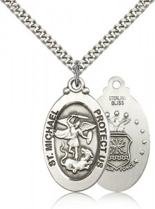 St. Michael Air Force Medal, Sterling Silver [BL5948]