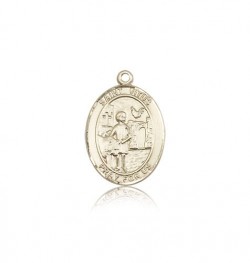 St. Vitus Medal, 14 Karat Gold, Medium [BL3896]