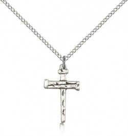 Nail Cross Pendant, Sterling Silver [BL4000]