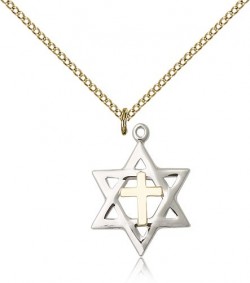 Star of David Medal, Two-Tone [BL5144]