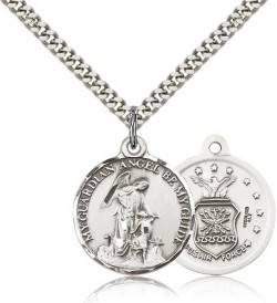 Air Force Guardain Angel Medal, Sterling Silver [BL4439]