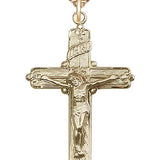 14k Gold Filled Crucifix Pendant