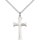 Cross Pendant, Sterling Silver