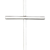 Large Sterling Silver Cross Pendant