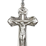 Crucifix Pendant, Sterling Silver