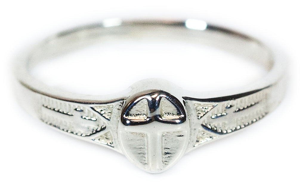 First Communion Sterling Silver Cross Ring - Sterling Silver