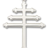 Maronite Cross Pendant, Sterling Silver - No Chain