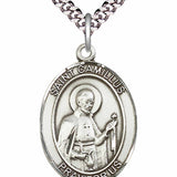Men's Pewter Oval St. Camillus of Lellis Medal
