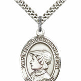 Men's Pewter Oval St. Elizabeth Ann Seton Medal