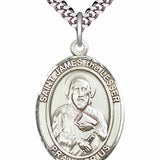 Men's Pewter Oval St. James the Lesser Medal