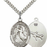 Men's Pewter Oval St. Joseph of Cupertino Medal