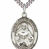 Men's Pewter Oval St. Julie Billiart Medal