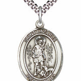 Men's Pewter Oval St. Lazarus Medal