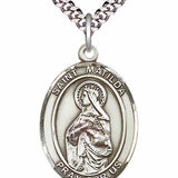 Men's Pewter Oval St. Matilda Medal
