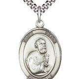 Men's Pewter Oval St. Peter the Apostle Medal