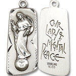 Our Lady of Mental Peace Medal, Sterling Silver - No Chain