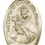 Our Lady of Mount Carmel Medal, Gold Filled - No Chain