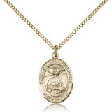 St. Catherine Laboure Medal, Gold Filled, Medium - Gold-tone
