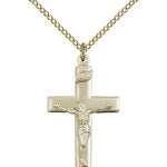 Crucifix Pendant, Gold Filled - Gold-tone