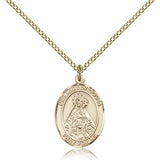 Our Lady of Olives Medal, Gold Filled, Medium - Gold-tone