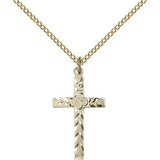 Cross Pendant, Gold Filled - Gold-tone