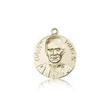 Pope Pius X Medal, 14 Karat Gold - 14 KT Yellow Gold