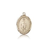 St. Bartholomew the Apostle Medal, 14 Karat Gold, Medium - 14 KT Yellow Gold