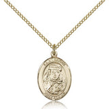 St. Sarah Medal, Gold Filled, Medium - Gold-tone
