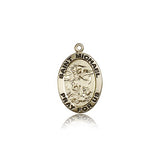 St. Michael the Archangel Medal, 14 Karat Gold - 14 KT Yellow Gold