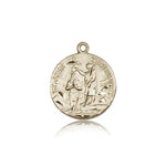 St. John the Baptist Medal, 14 Karat Gold - 14 KT Yellow Gold