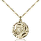 Lutheran Medal, Gold Filled - Gold-tone