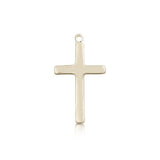 Cross Pendant, 14 Karat Gold - 14 KT Yellow Gold