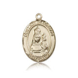 Our Lady of Loretto Medal, 14 Karat Gold, Large - 14 KT Yellow Gold