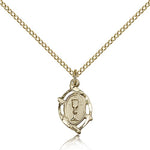Communion Medal, Gold Filled - Gold-tone