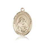 St. Bede the Venerable Medal, 14 Karat Gold, Large - 14 KT Yellow Gold