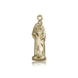 St. Anthony Medal, 14 Karat Gold - 14 KT Yellow Gold