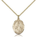 St. Nino De Atocha Medal, Gold Filled, Medium - Gold-tone