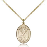St. Dominic Savio Medal, Gold Filled, Medium - Gold-tone