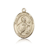 St. Martin De Porres Medal, 14 Karat Gold, Large - 14 KT Yellow Gold