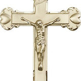 Crucifix Pendant, 14 Karat Gold - 14 KT Yellow Gold