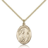 St. Thomas More Medal, Gold Filled, Medium - Gold-tone