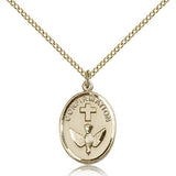 Confirmation Medal, Gold Filled - Gold-tone